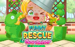Funny Rescue Gardener
