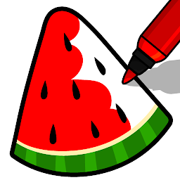 Fruits Coloring- Food Coloring